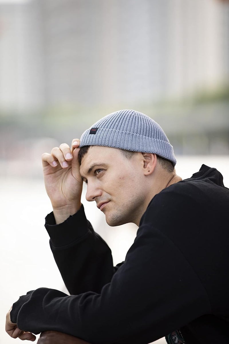 DASMINI Fisherman Beanie Hats for Men Women,Knit Trawler Skull Cap,Watch Cap,Spring Fall Winter Warm Short Hats - Image 3